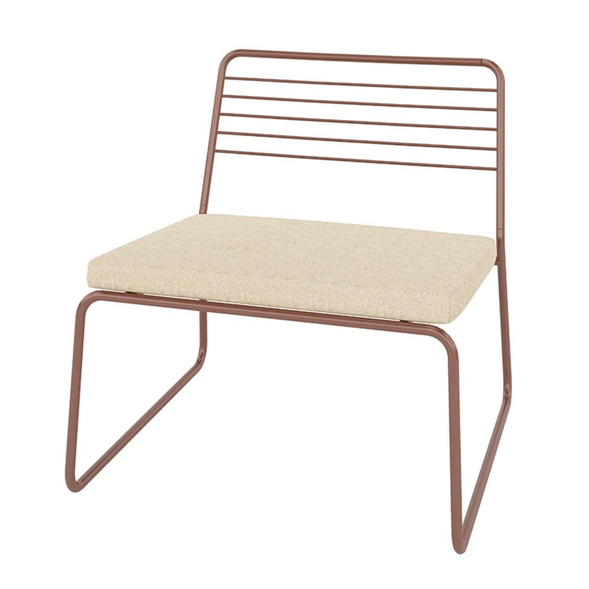 HOGA - Poltrona 1 cuerpo Bermont 62x66x71 cm Oro envejecido