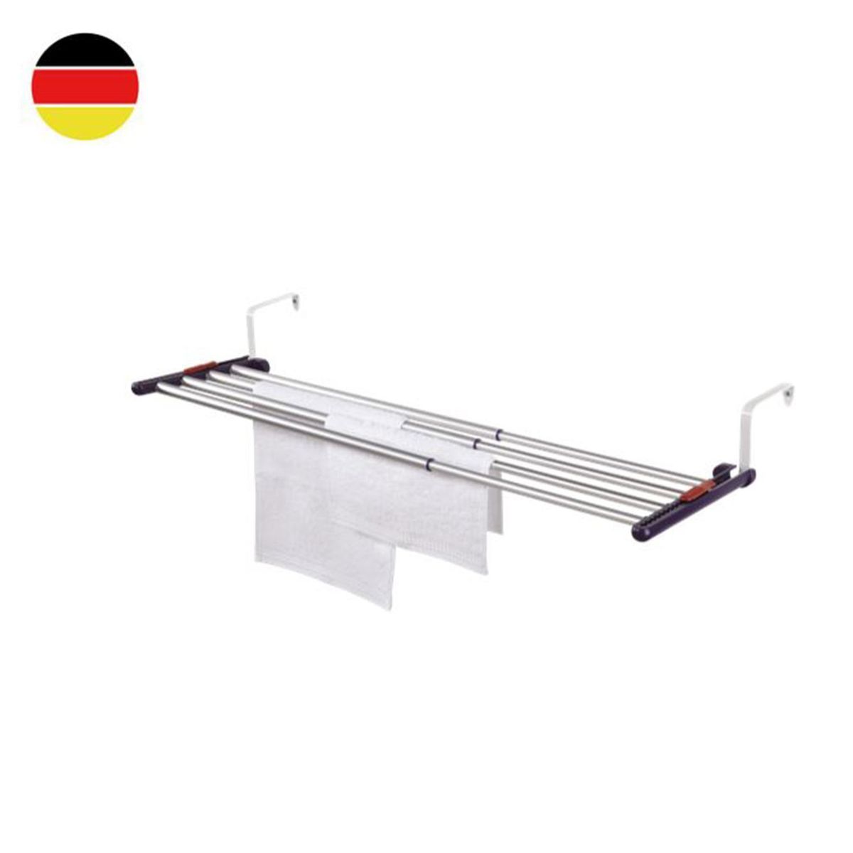 LEIFHEIT - Secador de Ropa Colgante Extensible Aluminio 105 cm Gris