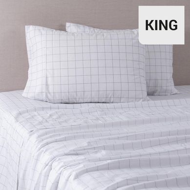 Sbana Estampada 180H King Blanco Marengo