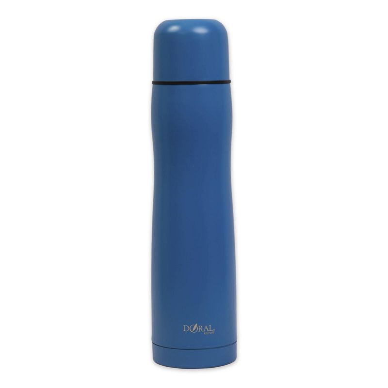 DORAL - Termo Bala para Agua 1 l Acero Inoxidable Azul