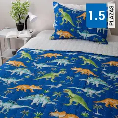 DORAL - Quilt Hadas Estampado 1.5 plazas