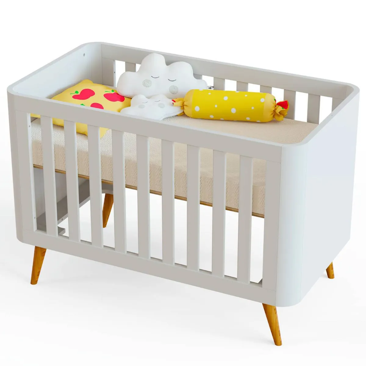 BE DESIGN - Cuna blanca 3 funciones Agatha