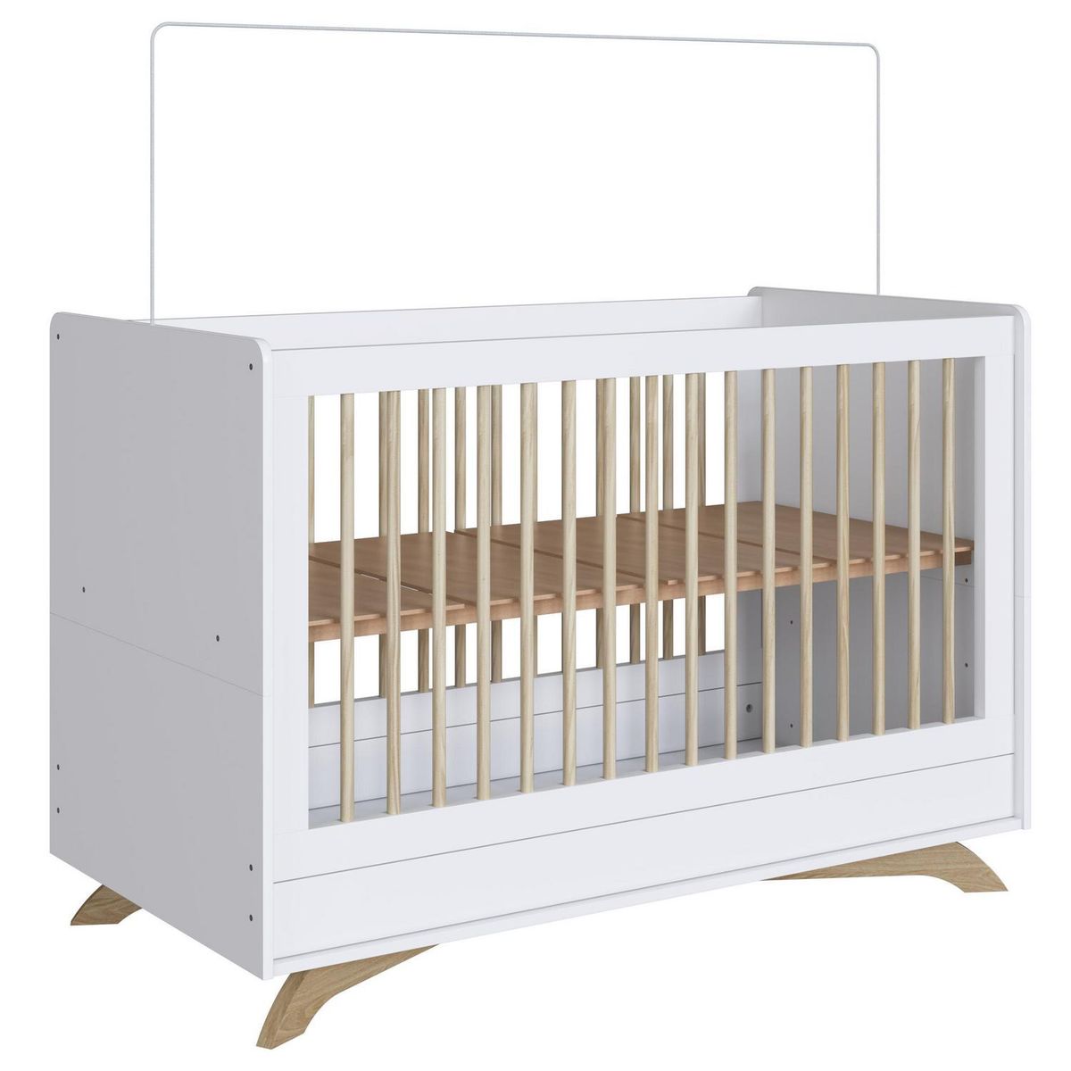 BE DESIGN - Cuna blanca 3 funciones Affet