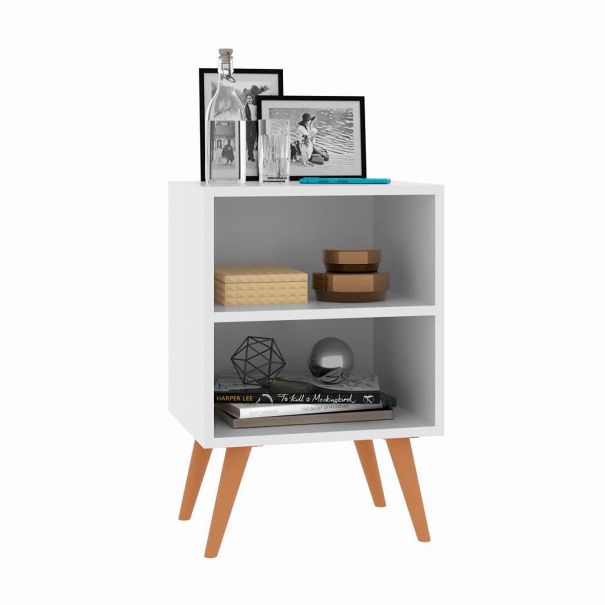 HOGA - Velador Urion 32x55x39 cm Blanco