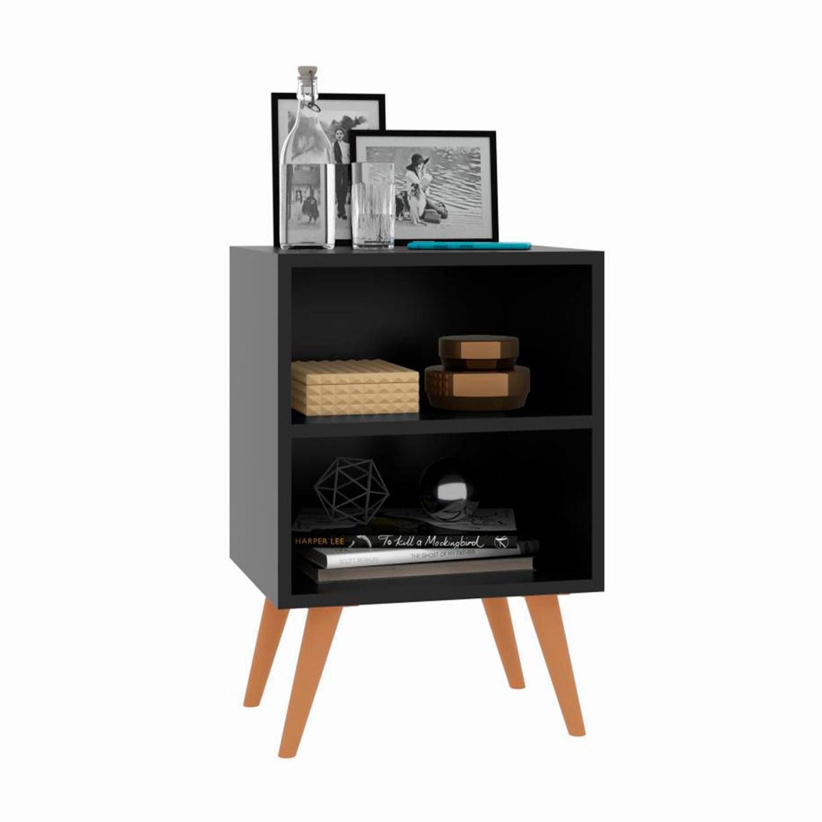 HOGA - Velador Urion 32x55x39 cm Negro