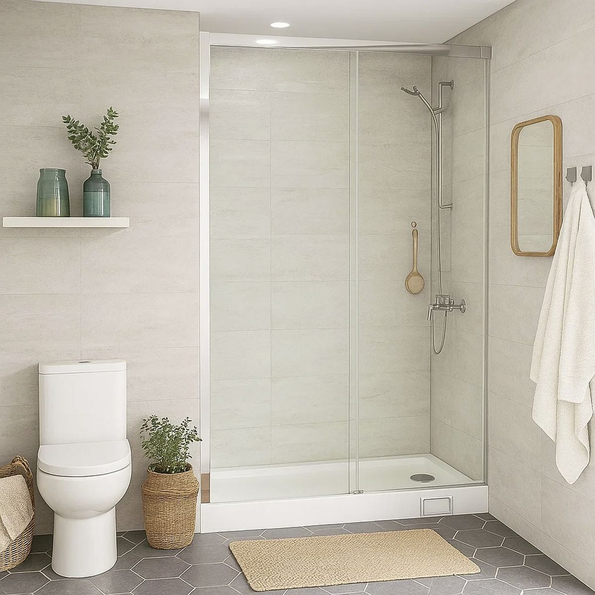 STRETTO - Mampara 8mm Corredera 150x185 cm