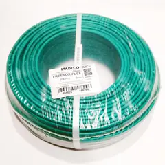 MADECO - Cable Libre de Halógenos H07Z1-K 1x6 mm2 Verde 100 metro(s)