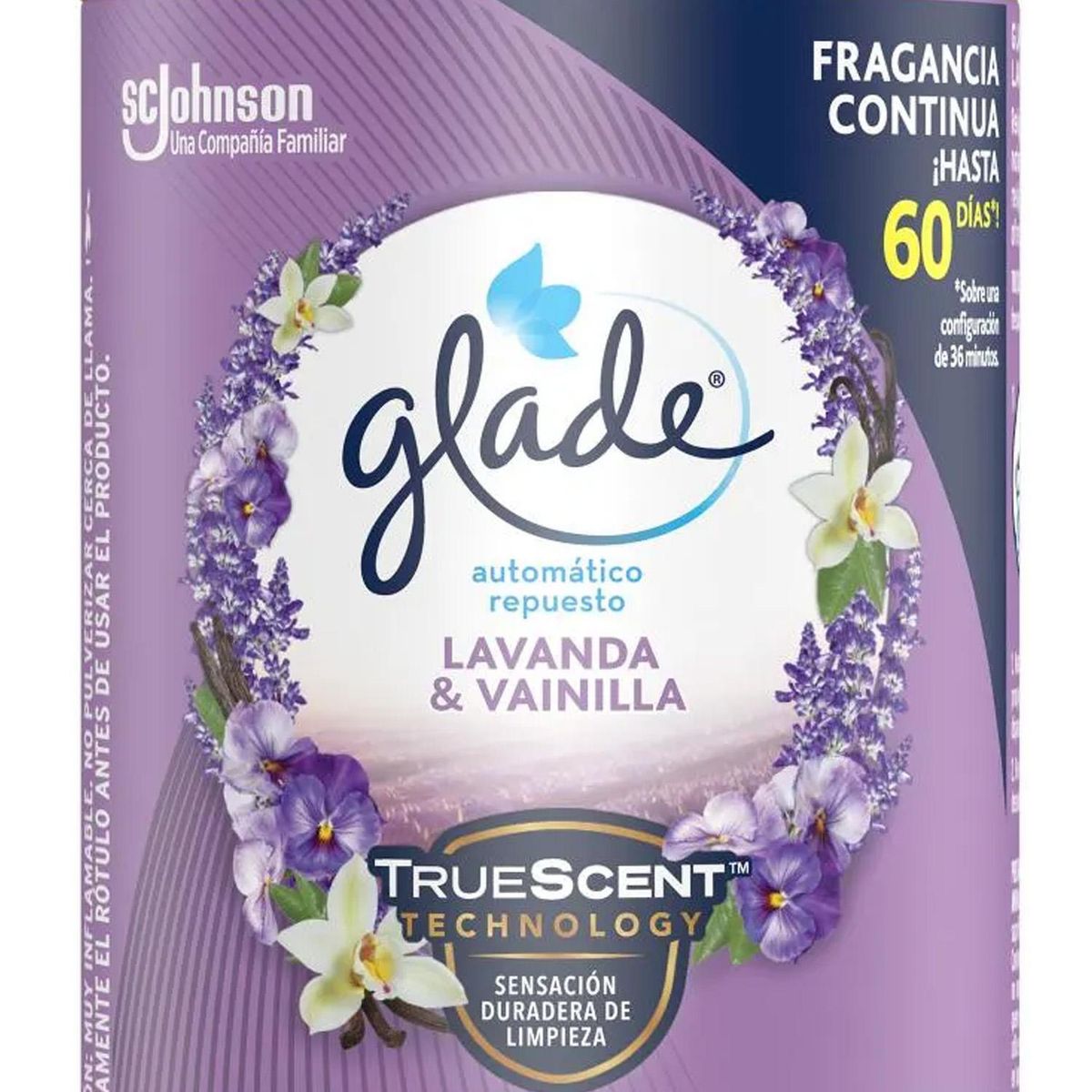 GLADE - Desodorante Ambiental Lavanda Vainilla 0.175 kg