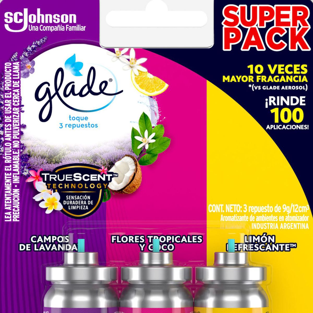 GLADE - Desodorante Ambiental Floral Afrutado 