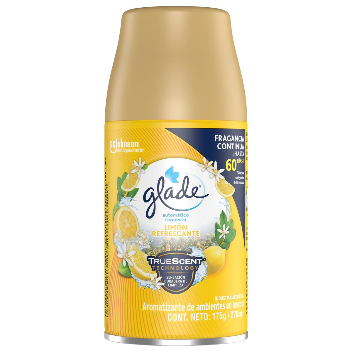 GLADE - Desodorante Ambiental Limón 0.175 kg
