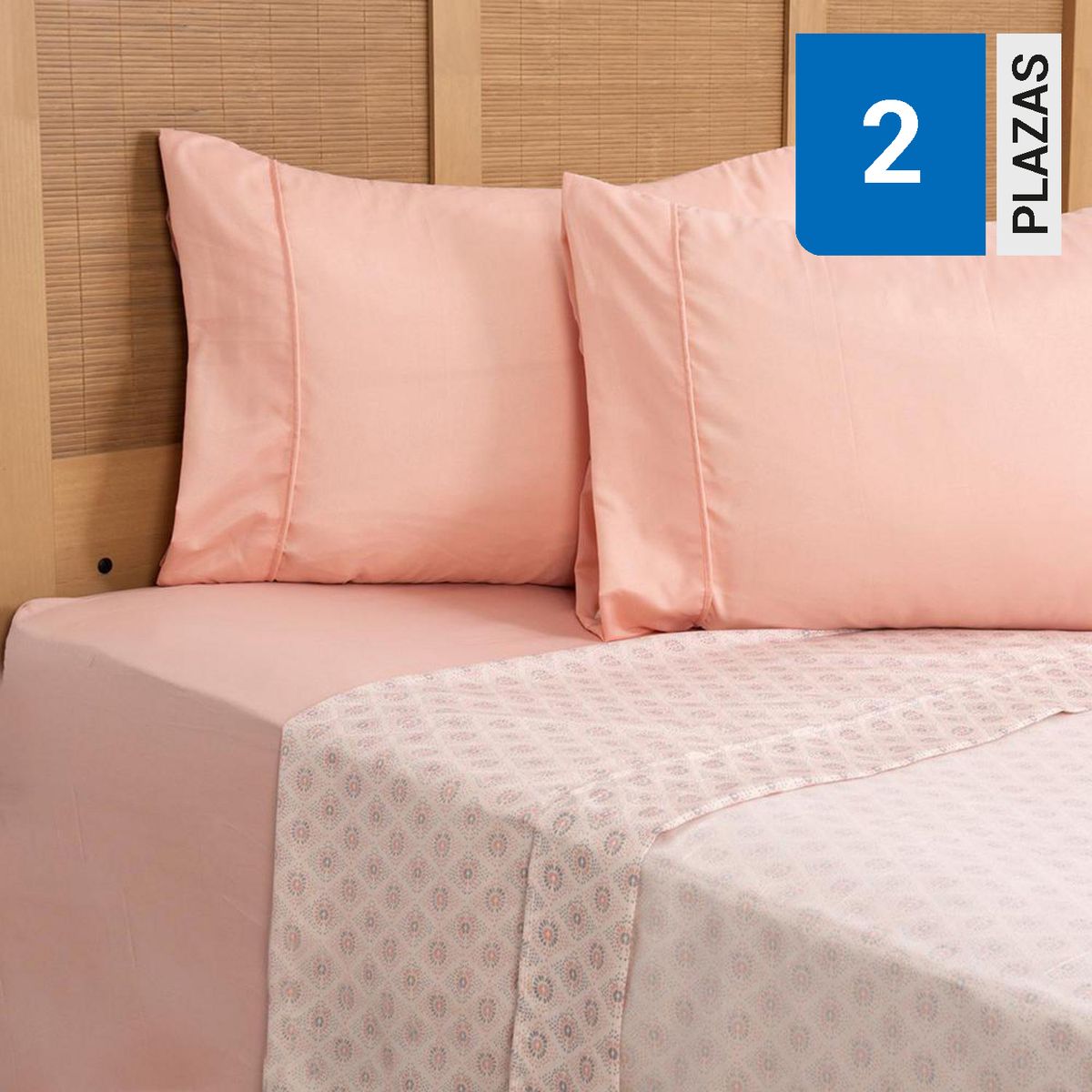 MASHINI - Juego de Sábanas Acra 2 plazas Multicolor