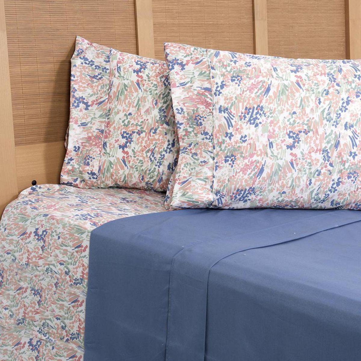 MASHINI - Juego de Sábanas Rabat 2 plazas Multicolor