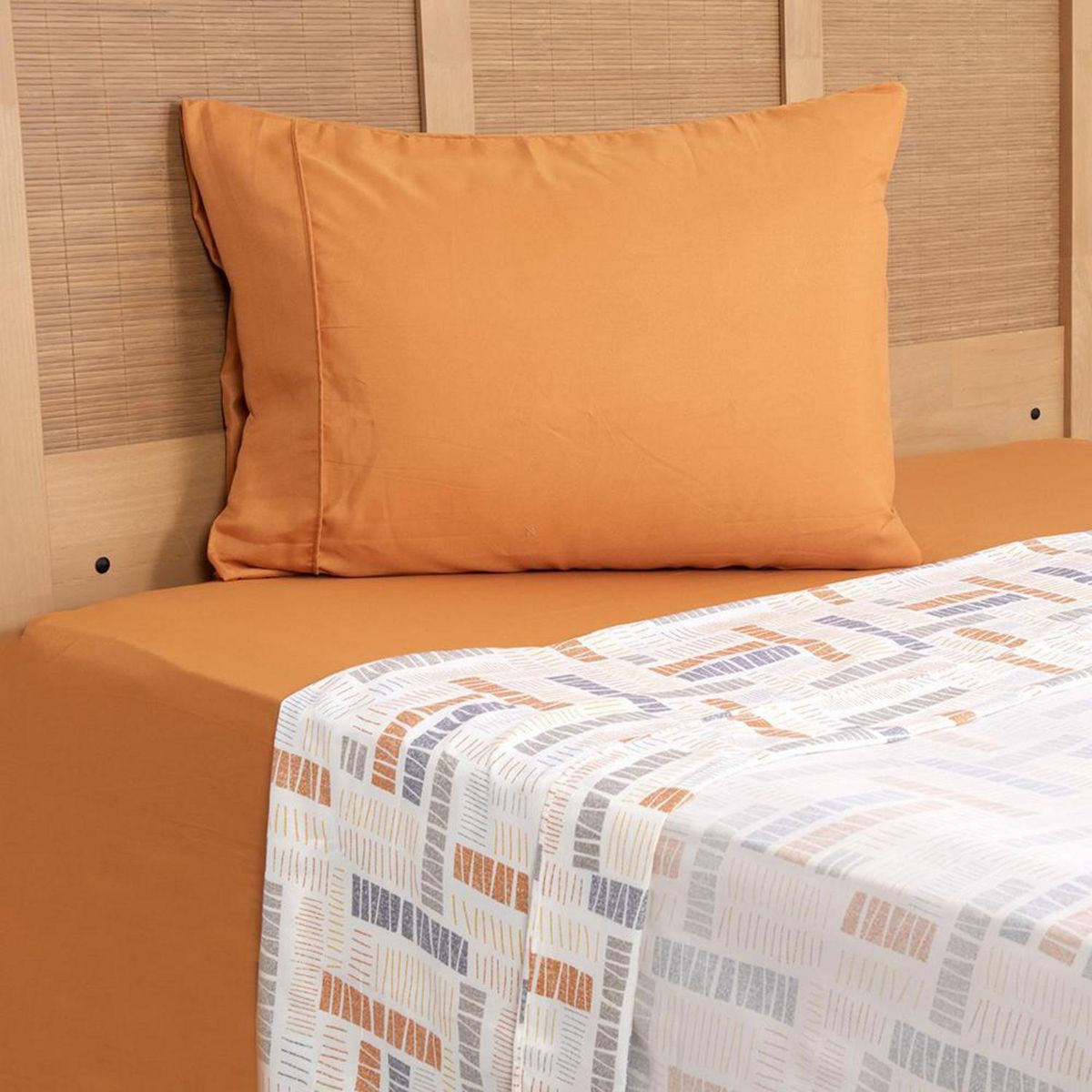 MASHINI - Juego de Sábanas Argel 1.5 plazas Multicolor