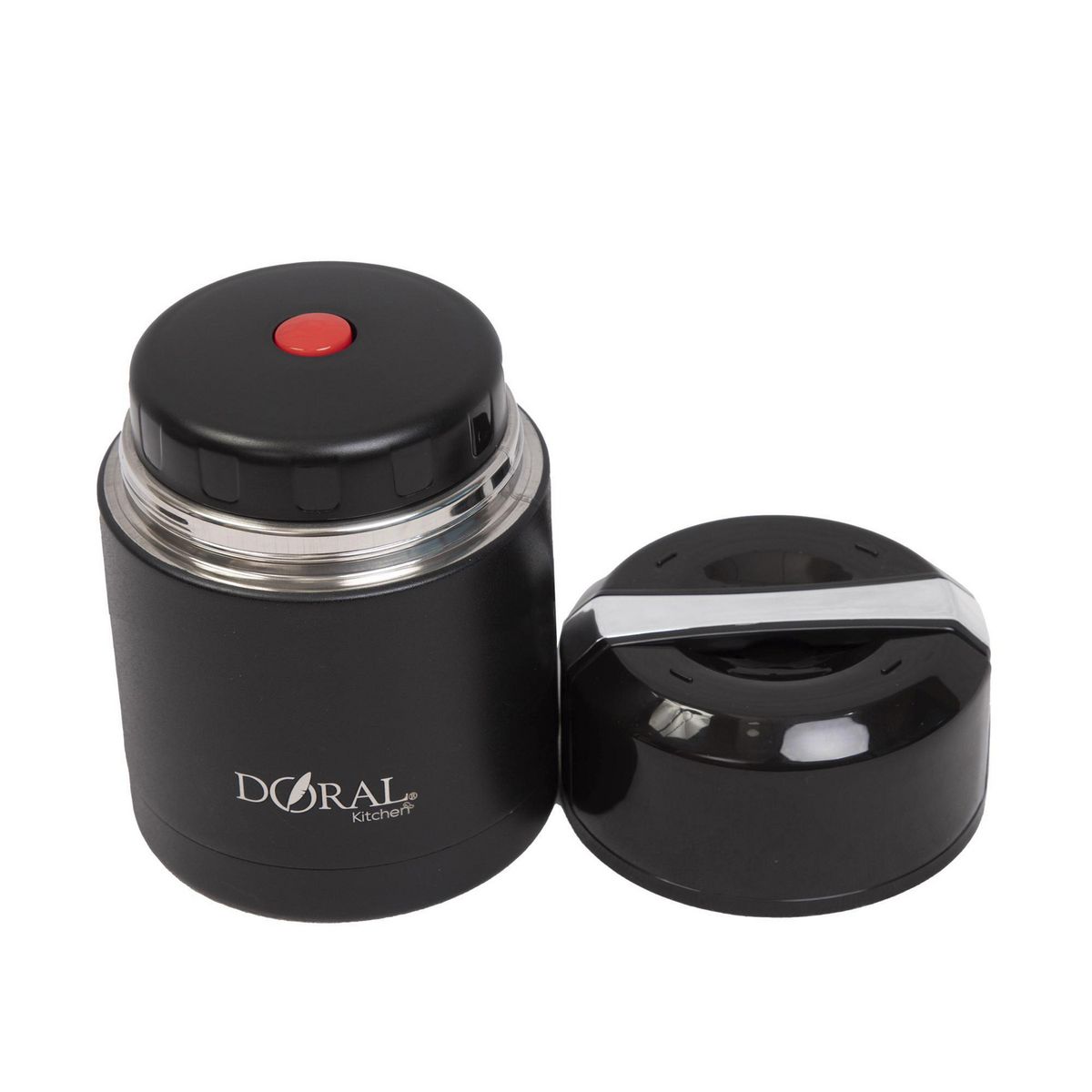 DORAL - Termo para Comida 820 ml Negro