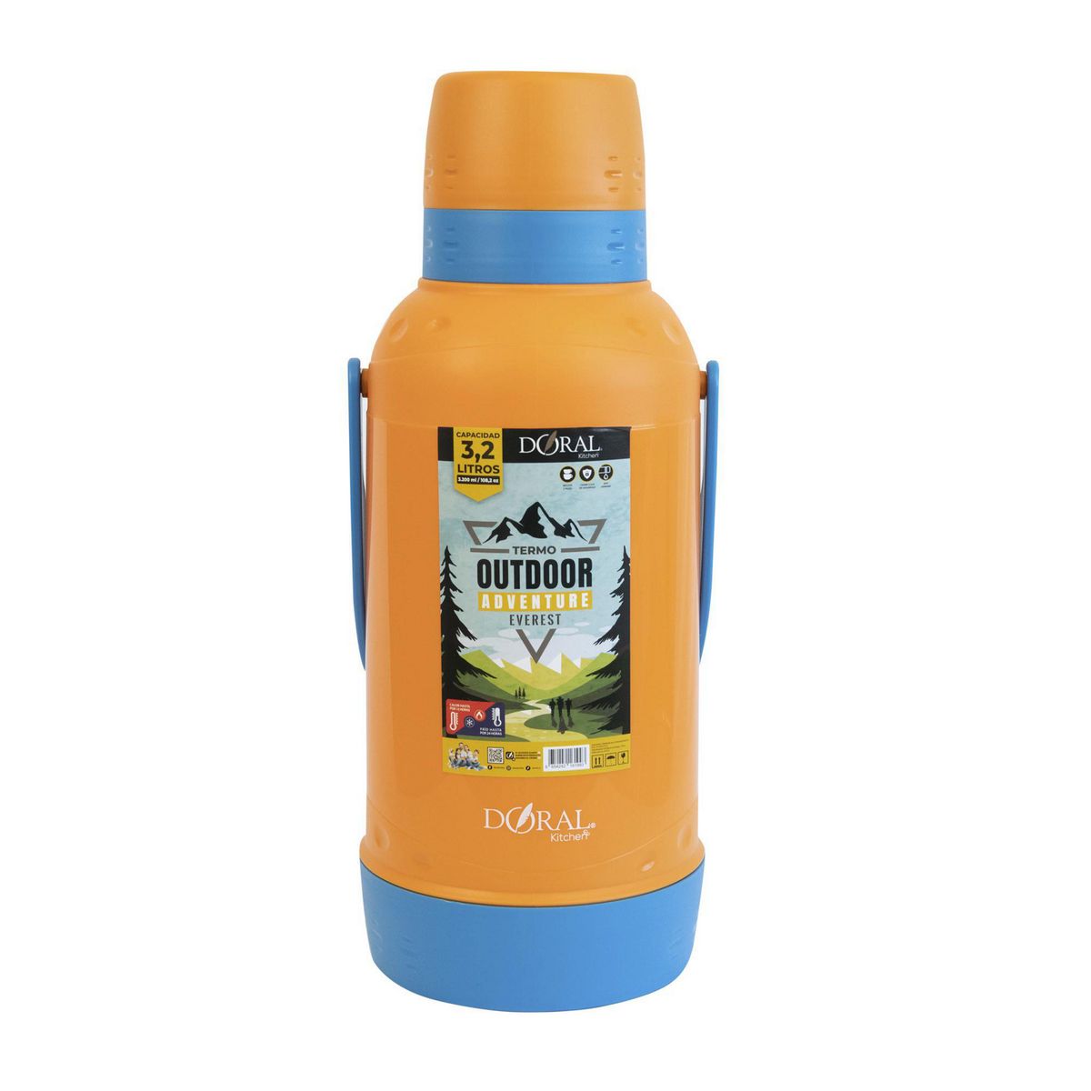 DORAL - Termo Outdoor 3.2 l Naranjo