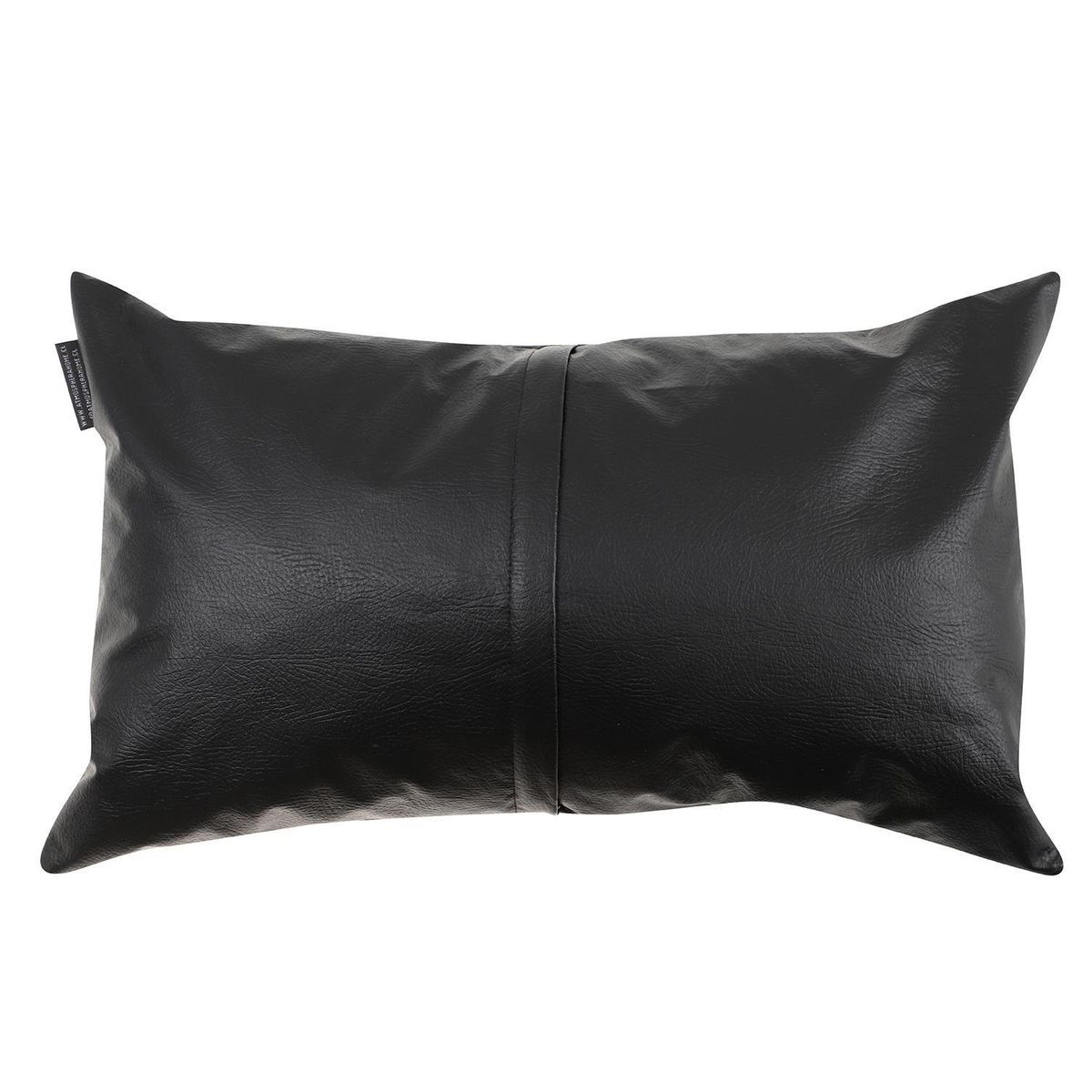 ATMOSPHERA HOME - Cojín Decorativo Cuero Negro 50x30 cm