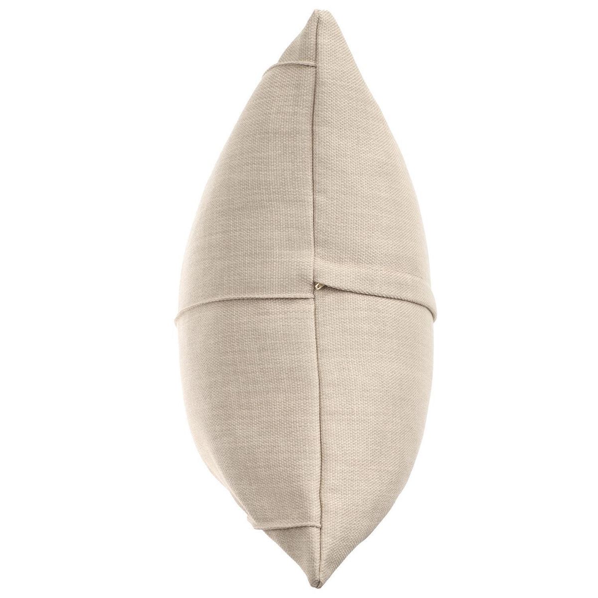 ATMOSPHERA HOME - Cojín Decorativo Lino Alforza Crudo Con Beige 45x45 cm