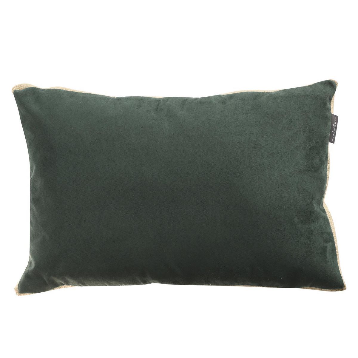 ATMOSPHERA HOME - Cojín Decorativo Romero Yute Verde 50x35 cm