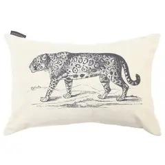 ATMOSPHERA HOME - Cojín Decorativo Tigre Crudo y Negro 50x30 cm