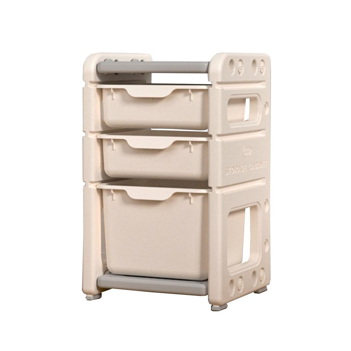 BE DESIGN - Estante Sunny Polipropileno 3 Nivel(es) 37x60x33 cm Blanco