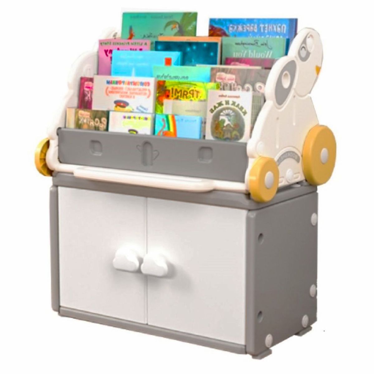 BE DESIGN - Librero Sunny Polipropileno 3 Nivel(es) 60x70x37 cm Blanco