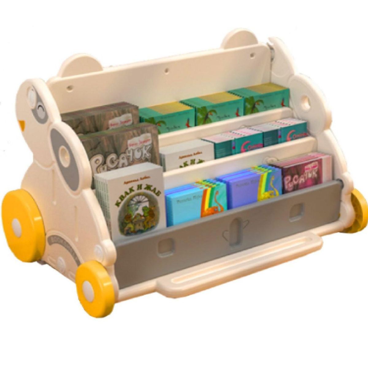 BE DESIGN - Librero Sunny Polipropileno 3 Nivel(es) 60x37x37 cm Blanco