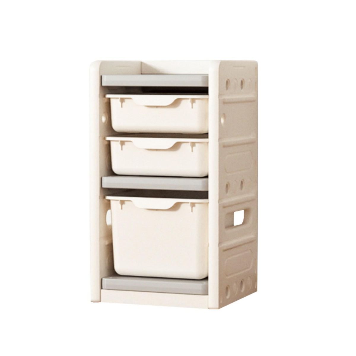 BE DESIGN - Estante Sunny Polipropileno 3 Nivel(es) 38x67x33 cm Blanco