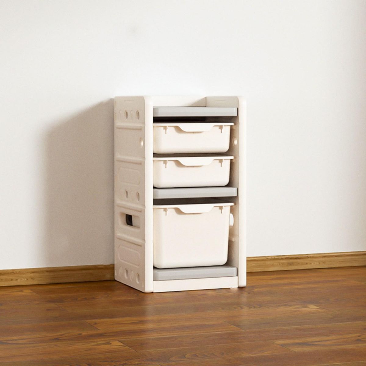 BE DESIGN - Estante Sunny Polipropileno 3 Nivel(es) 38x67x33 cm Blanco