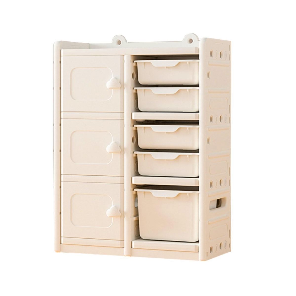 BE DESIGN - Estante Sunny Polipropileno 6 Nivel(es) 73x95x33 cm Blanco