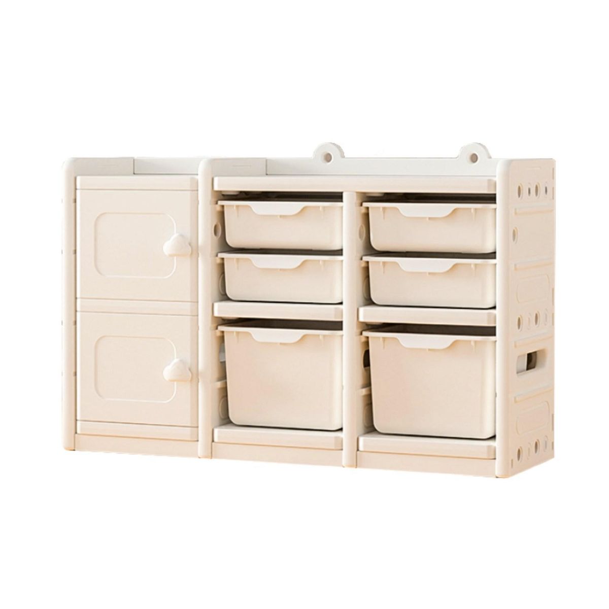 BE DESIGN - Estante Sunny Polipropileno 6 Nivel(es) 108x67x33 cm Blanco