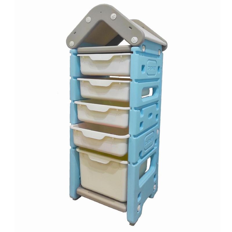 BE DESIGN - Estante Sunny Polipropileno 6 Nivel(es) 41x101x33 cm Celeste