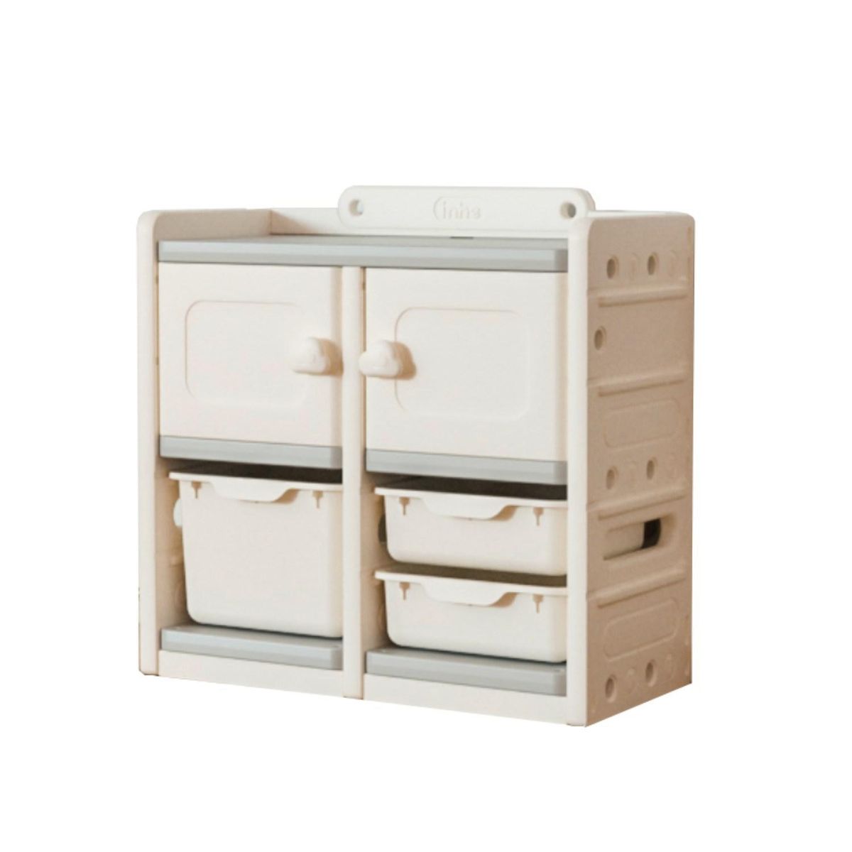 BE DESIGN - Estante Sunny Polipropileno 4 Nivel(es) 73x67x33 cm Blanco