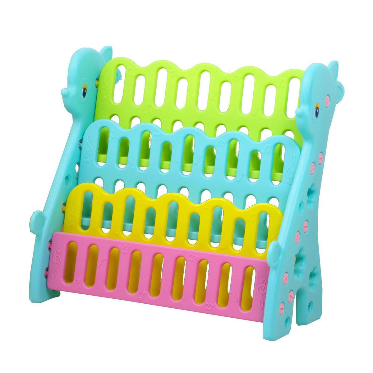 BE DESIGN - Librero Sunny Polipropileno 3 Nivel(es) 65x67x32 cm Celeste