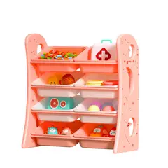 BE DESIGN - Estante Sunny Polipropileno 4 Nivel(es) 92x100x38 cm Rosado