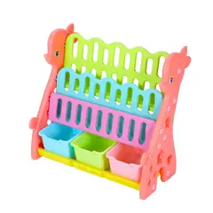 BE DESIGN - Librero Sunny Polipropileno 4 Nivel(es) 65x67x32 cm Multicolor