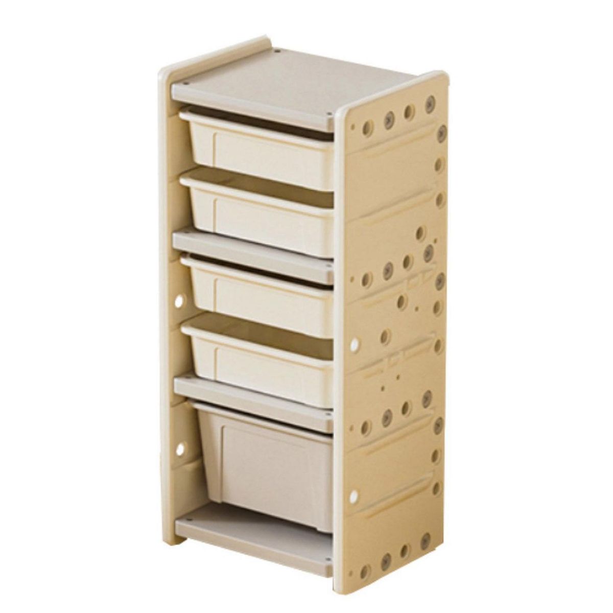 BE DESIGN - Estante Sunny Polipropileno 5 Nivel(es) 41.5x92x32 cm Blanco