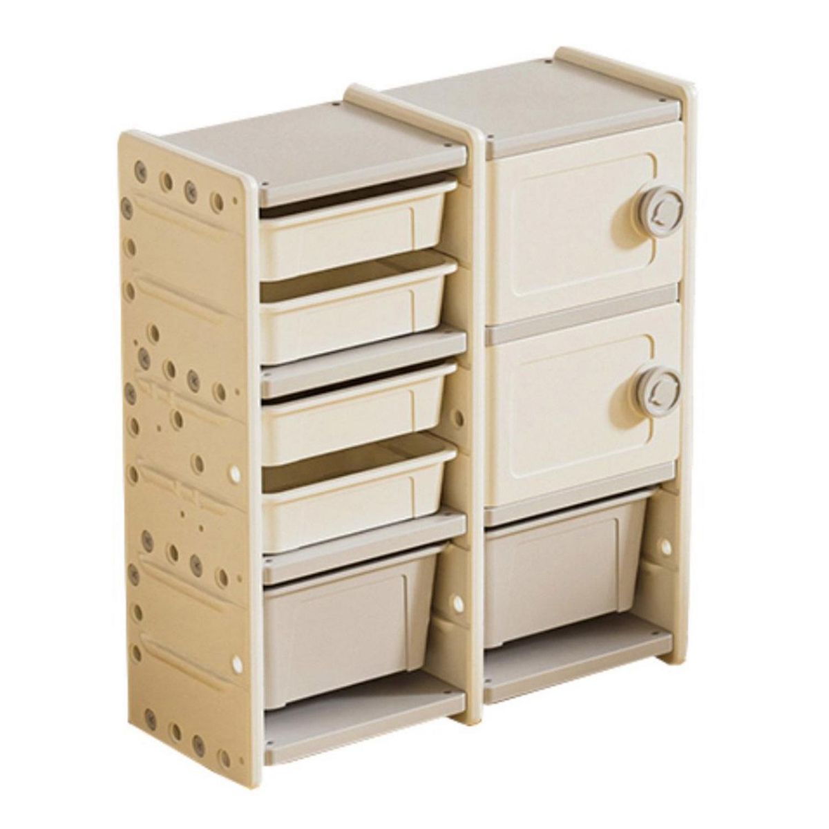 BE DESIGN - Estante Sunny Polipropileno 5 Nivel(es) 83x92x32 cm Blanco