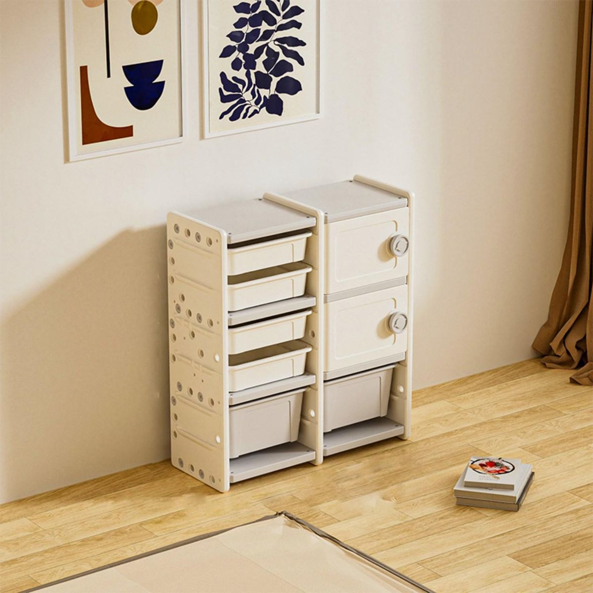 BE DESIGN - Estante Sunny Polipropileno 5 Nivel(es) 83x92x32 cm Blanco