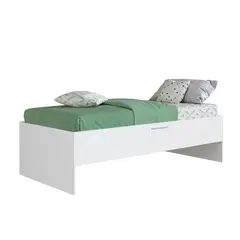 BE DESIGN - Cama Baúl 1 plaza Blanco