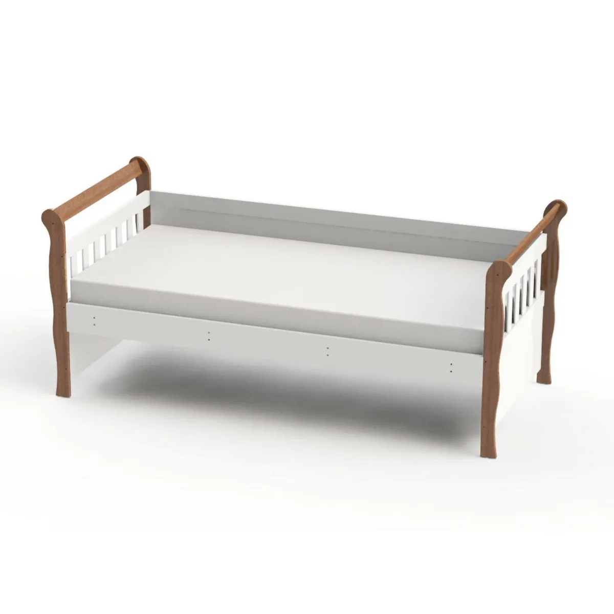 BE DESIGN - Cama Infantil Infantil Cuja Blanco café