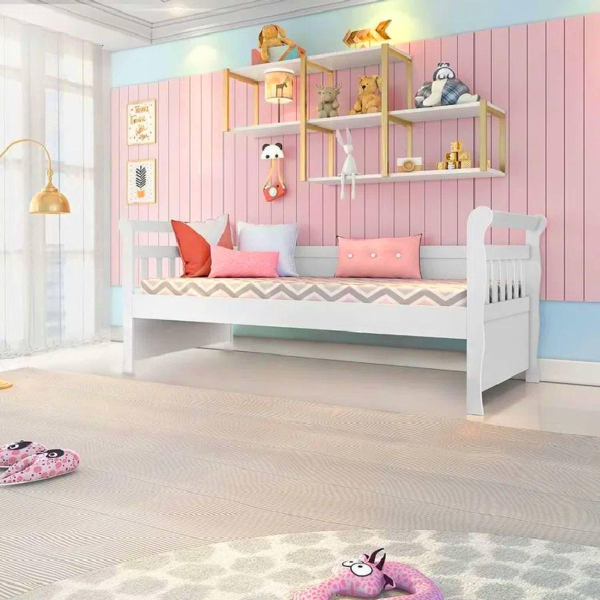 BE DESIGN - Cama Infantil Infantil Cuja Blanco