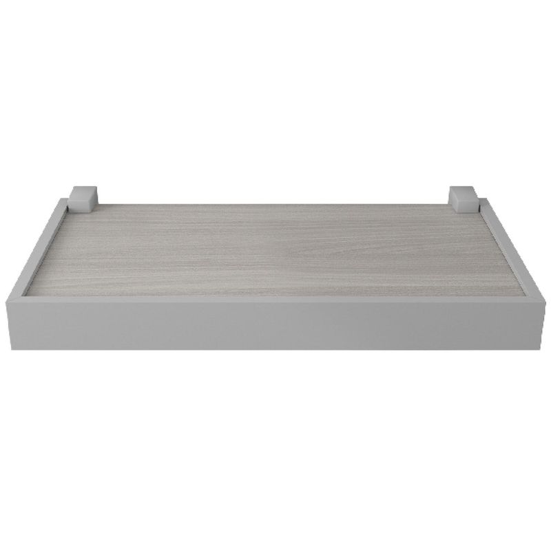 BE DESIGN - Repisa Duetto MDP 1 Nivel(es) 40x4x20 cm Gris
