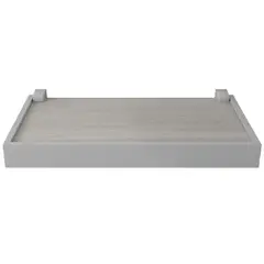 BE DESIGN - Repisa Duetto MDP 1 Nivel(es) 40x4x20 cm Gris