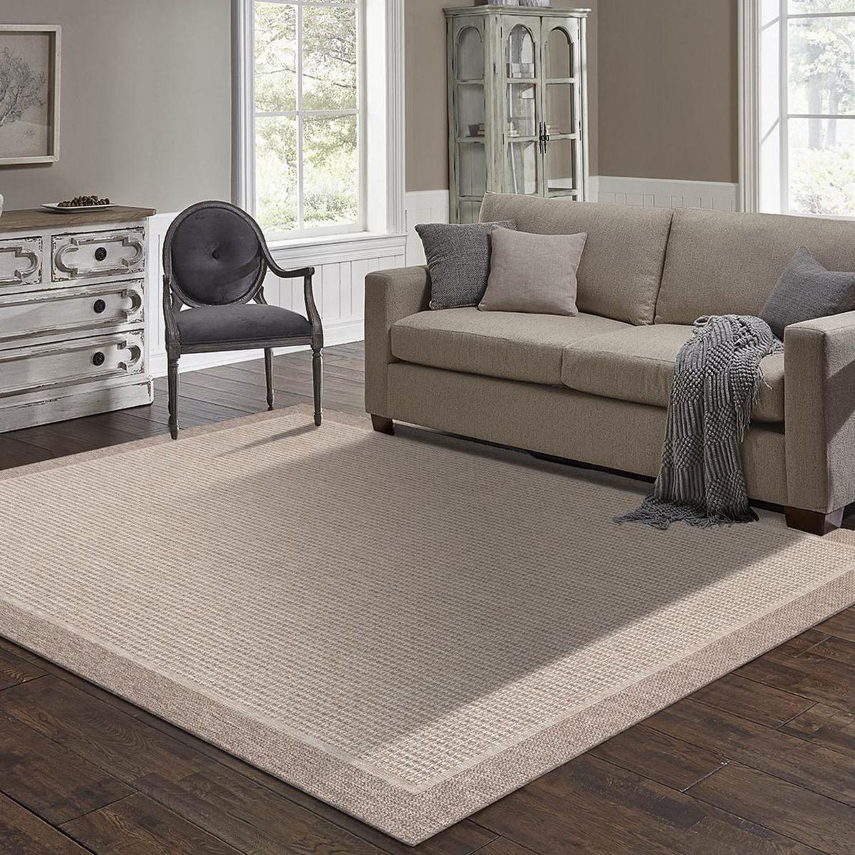 IDETEX - Alfombra Sisal dawn mate 240x340 cm Polipropileno Café