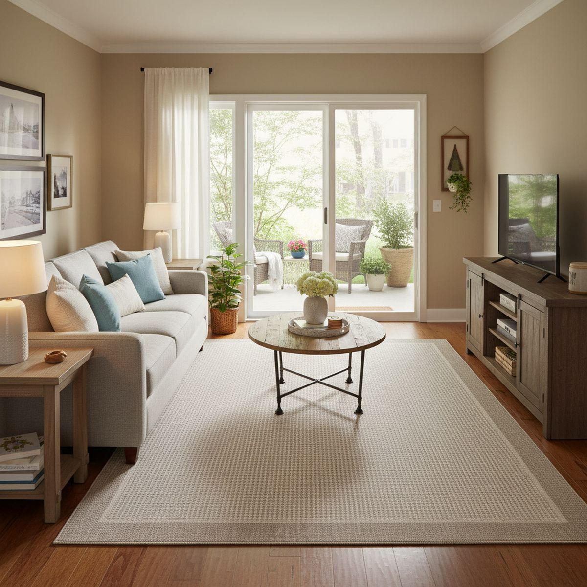 IDETEX - Alfombra Sisal dawn mate 240x340 cm Polipropileno Café