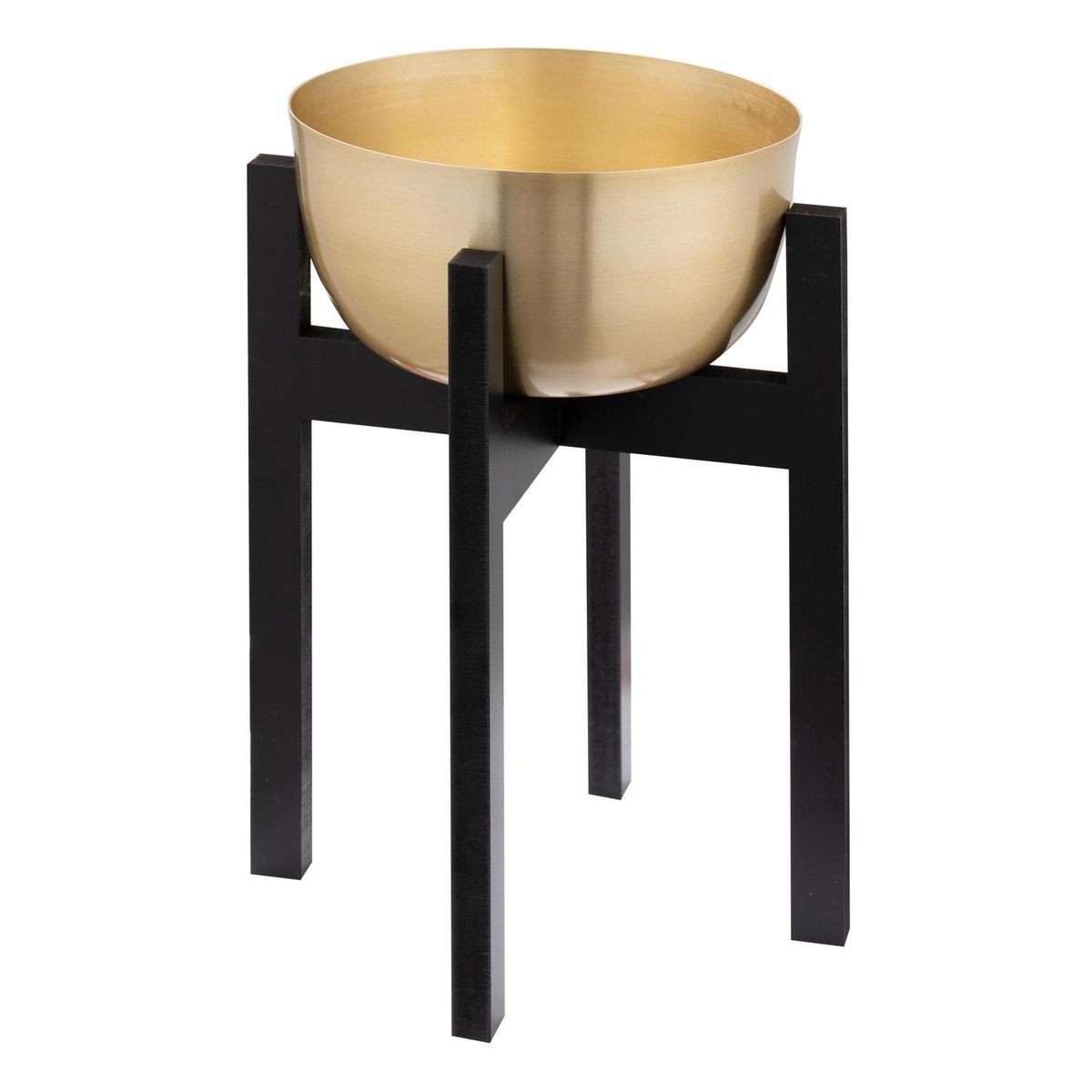 ANASAC - Portamacetero metálico color dorado de 20x30cm