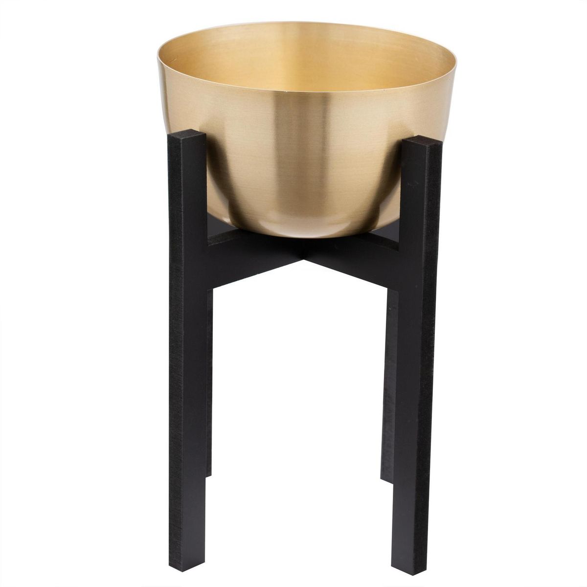 ANASAC - Portamacetero metálico color dorado de 20x30cm