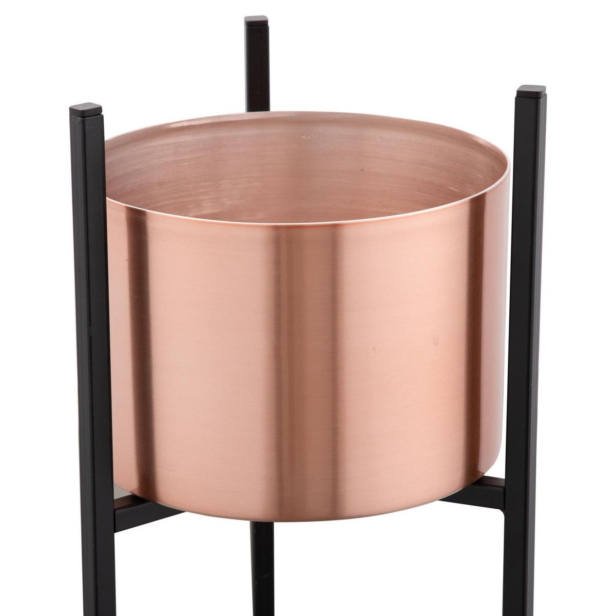 ANASAC - Portamacetero metálico color cobre de 23x100cm