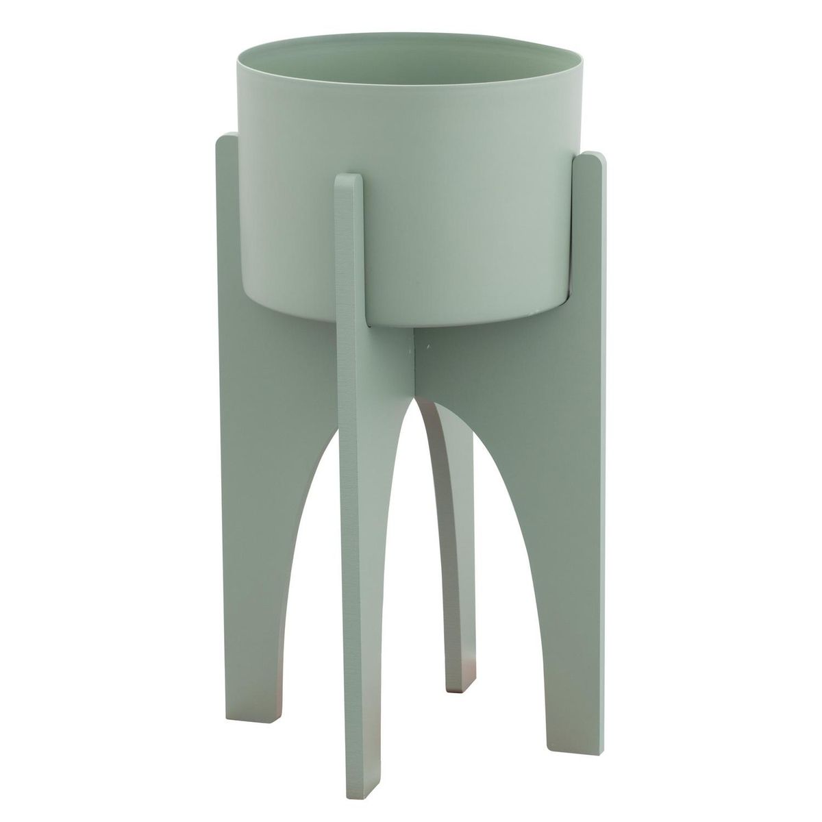 ANASAC - Portamacetero metálico color turqueza de 25x46cm