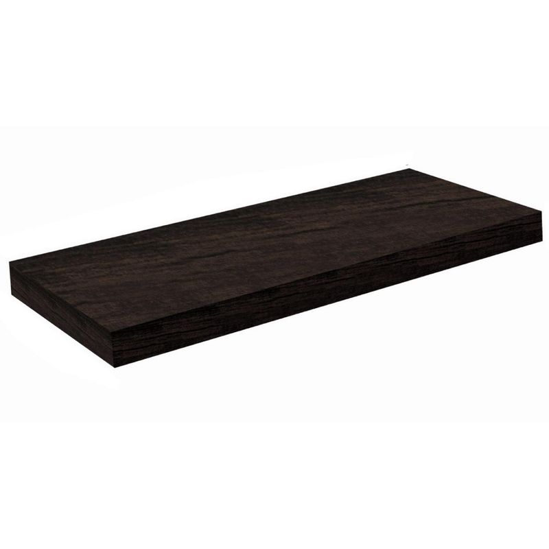 BE DESIGN - Repisa Tendenza MDP 1 Nivel(es) 60x4x25 cm Negro